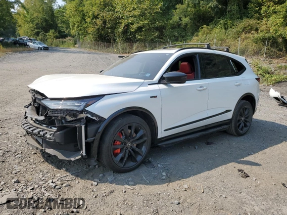 2022 Acura MDX Type S w/Advance Package with VIN 5J8YD8H8XNL003205, listed as a Copart auction lot 71120804 with 0 mi miles and Salvage Title. Bid and sale history available at carsss.com. Image 1.