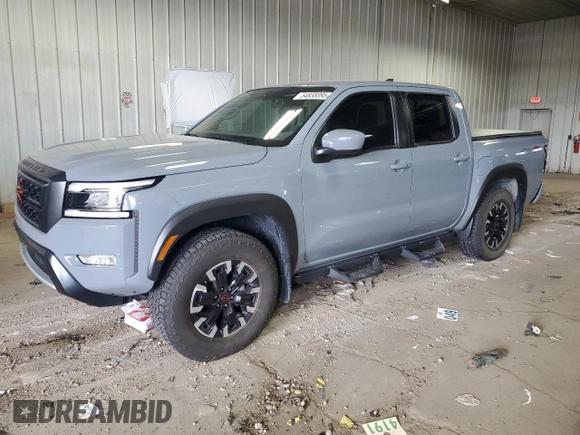 2022 Nissan Frontier Pro-4X z VIN 1N6ED1EK4NN674895, wystawiony jako Copart lot #54838395 z przebiegiem 44 867 mil mil oraz Szkoda całkowita • Salvage title. Historia ofert i sprzedaży dostępna na DreamBid. Obrazek 1.