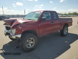 1995 Toyota T100 z VIN JT4VD22E3S0007235, wystawiony jako Copart lot #57455635 z przebiegiem 358 196 mil mil oraz Szkoda całkowita • Salvage title. Historia ofert i sprzedaży dostępna na DreamBid. Obrazek 1.