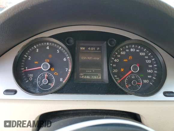 2011 Volkswagen CC Sport with VIN WVWMP7AN0BE704284, listed as a Copart auction lot 75448674 with 145,846 mi miles and Clean Title. Bid and sale history available at DreamBid. Image 9.
