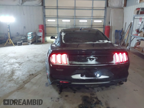 2023 Ford Mustang EcoBoost with VIN 1FA6P8TH7P5101948, listed as a IAAI auction lot 41305042 with 11,047 mi miles. Bid and sale history available at carsss.com. Image 17.