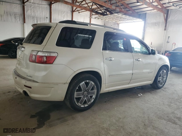 2012 GMC Acadia Denali with VIN 1GKKVTED7CJ229933, listed as a Copart auction lot 47275385 with 0 mi miles and Salvage Title. Bid and sale history available at carsss.com. Image 3.