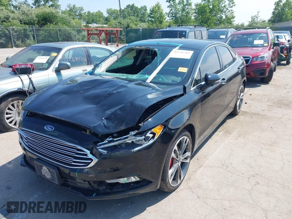 2017 Ford Fusion Titanium with VIN 3FA6P0K9XHR117300, listed as a IAAI auction lot 42731703 with 47,276 mi miles and . Bid and sale history available at DreamBid. Image 6.
