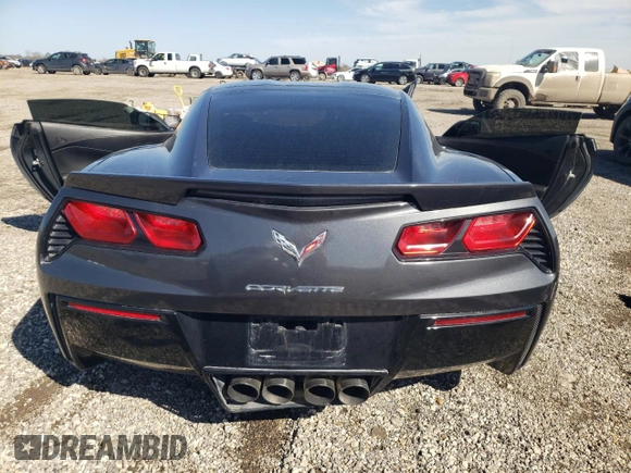 2017 Chevrolet Corvette 1LT with VIN 1G1YA2D75H5105076, listed as a Copart auction lot 43396205 with 66,451 mi miles and Salvage Title. Bid and sale history available at carsss.com. Image 10.
