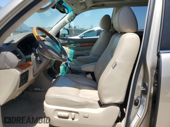2005 Lexus GX with VIN JTJBT20X350085414, listed as a Copart auction lot 53672345 with 117,146 mi miles and Salvage Title. Bid and sale history available at carsss.com. Image 7.