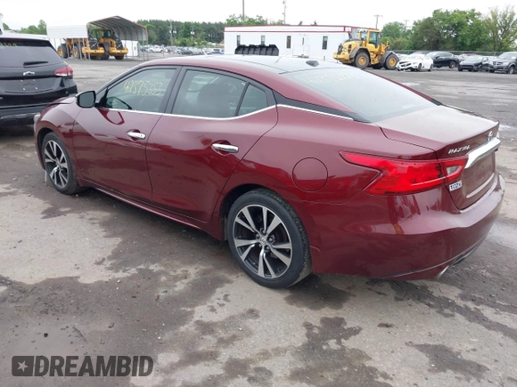 2018 Nissan Maxima SL with VIN 1N4AA6AP1JC405953, listed as a IAAI auction lot 42375353 with 64,682 mi miles and . Bid and sale history available at DreamBid. Image 3.