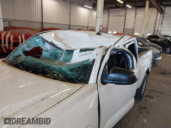 2022 Toyota Tacoma SR with VIN 3TYSX5EN5NT011641, listed as a IAAI auction lot 41690101 with 17,491 mi miles and . Bid and sale history available at DreamBid. Image 6.