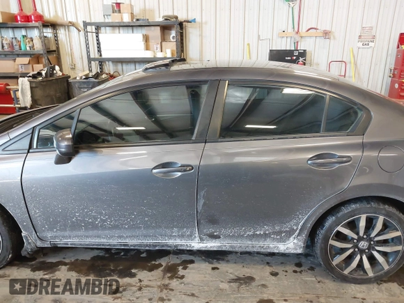 2015 Honda Civic EX-L with VIN 2HGFB2F96FH515130, listed as a IAAI auction lot 41624438 with 180,891 mi miles and . Bid and sale history available at DreamBid. Image 14.