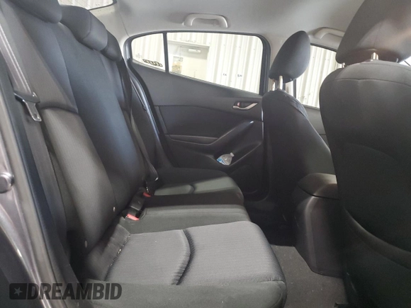 2015 Mazda 3 i SV with VIN JM1BM1T76F1244654, listed as a Copart auction lot 86421194 with 90,830 mi miles and Salvage Title. Bid and sale history available at DreamBid. Image 10.