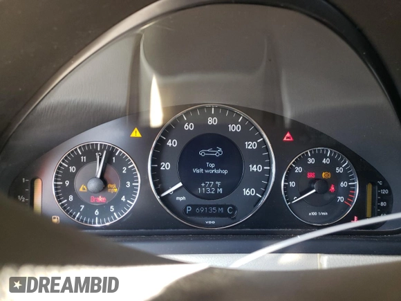 2006 Mercedes-Benz CLK-Class 3.5L with VIN WDBTK56G26T063518, listed as a Copart auction lot 76255904 with 69,135 mi miles and Clean Title. Bid and sale history available at carsss.com. Image 9.