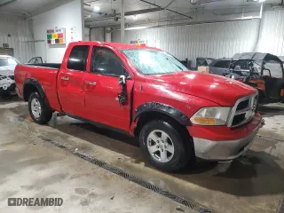2010 Dodge Ram 1500 ST with VIN 1D7RV1GP6AS175897, listed as a Copart auction lot 89097455 with 186,320 mi miles and Salvage Title. Bid and sale history available at carsss.com. Image 4.