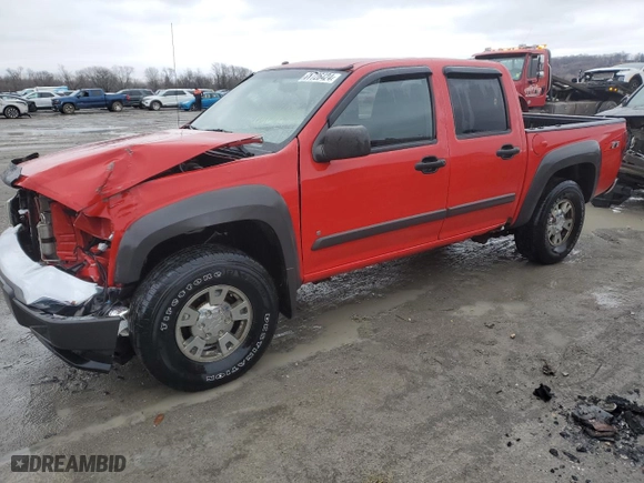 2007 Chevrolet Colorado LT w/2LT with VIN 1GCDS13E378250966, listed as a Copart auction lot 37726424 with 220,917 mi miles and Salvage Title. Bid and sale history available at carsss.com. Image 1.