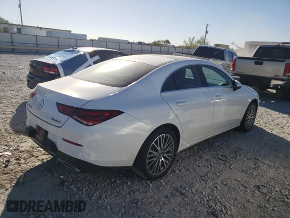 2020 Mercedes-Benz CLA 250 with VIN WDD5J4HB0LN030046, listed as a Copart auction lot 72143333 with 35,983 mi miles and . Bid and sale history available at DreamBid. Image 3.