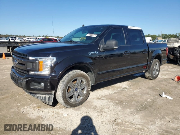 2020 Ford F-150 XL with VIN 1FTEW1CP0LFB27674, listed as a Copart auction lot 41801335 with 0 mi miles and Non Repairable. Bid and sale history available at carsss.com. Image 1.