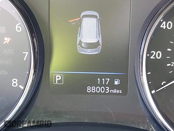 2018 Nissan Rogue SV with VIN KNMAT2MV4JP517582, listed as a IAAI auction lot 41730474 with 88,003 mi miles. Bid and sale history available at carsss.com. Image 16.