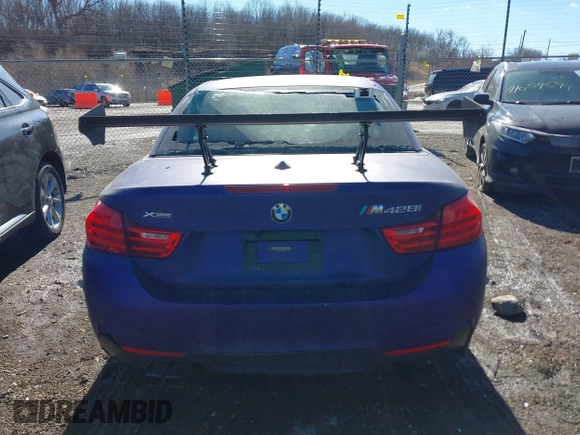 2014 BMW 4 Series 428i xDrive with VIN WBA3T1C58EPS98939, listed as a IAAI auction lot 41649313 with 35,994 mi miles and . Bid and sale history available at carsss.com. Image 17.