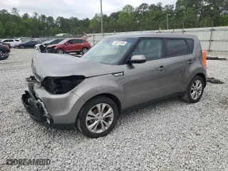 2016 Kia Soul + with VIN KNDJP3A56G7377297, listed as a Copart auction lot 53251555 with 74,356 mi miles and Salvage Title. Bid and sale history available at carsss.com. Image 1.