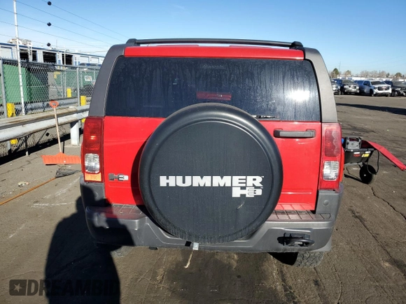 2006 Hummer H3 with VIN 5GTDN136068279557, listed as a Copart auction lot 85203474 with 114,851 mi miles and Salvage Title. Bid and sale history available at DreamBid. Image 6.