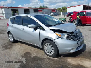 2016 Nissan Note S z VIN 3N1CE2CP9GL360788, wystawiony jako IAAI lot #42230194 z przebiegiem 56 999 mil mil oraz . Historia ofert i sprzedaży dostępna na DreamBid. Obrazek 1.