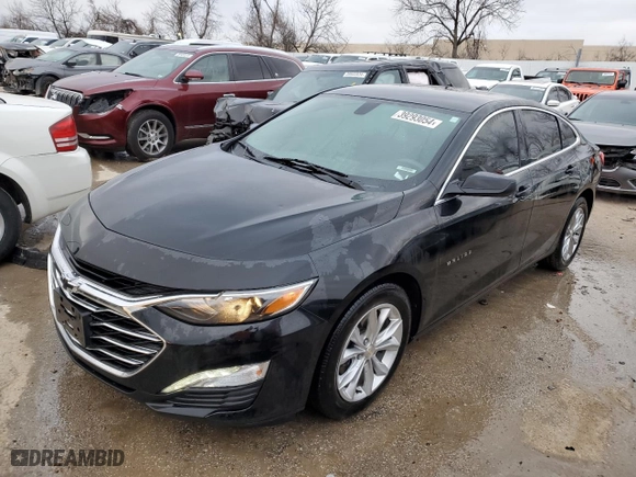 2019 Chevrolet Malibu LT with VIN 1G1ZD5ST5KF143342, listed as a Copart auction lot 39293054 with 75,940 mi miles and Salvage Title. Bid and sale history available at carsss.com. Image 1.