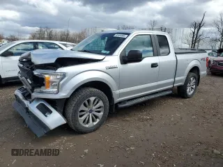2018 Ford F-150 XL with VIN 1FTEX1EP8JFB61837, listed as a Copart auction lot 50494985 with 37,363 mi miles and Salvage Title. Bid and sale history available at carsss.com. Image 1.