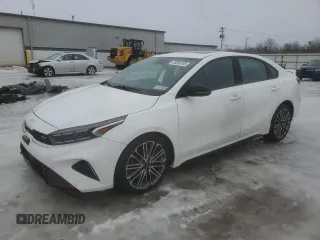 2022 Kia Forte GT with VIN 3KPF44ACXNE474261, listed as a Copart auction lot 45858195 with 0 mi miles and Salvage Title. Bid and sale history available at carsss.com. Image 1.