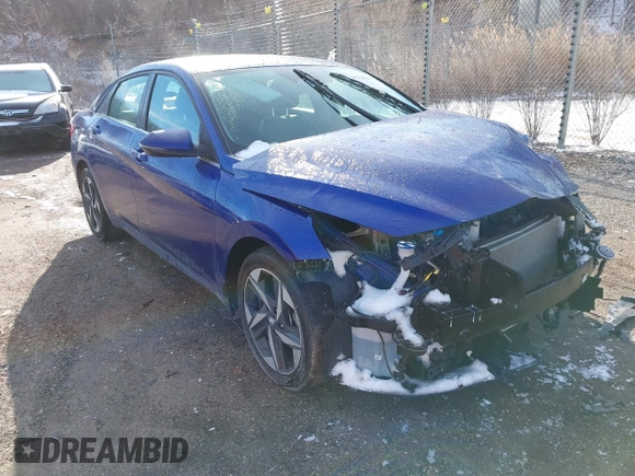2023 Hyundai Elantra Limited with VIN KMHLP4AG6PU495380, listed as a IAAI auction lot 41798063 with 31,790 mi miles and . Bid and sale history available at DreamBid. Image 1.