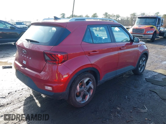 2022 Hyundai Venue Limited with VIN KMHRC8A30NU151809, listed as a IAAI auction lot 41083958 with 67,417 mi miles and . Bid and sale history available at DreamBid. Image 4.