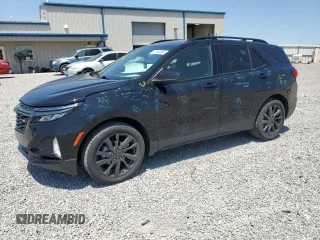 2023 Chevrolet Equinox RS with VIN 3GNAXMEG6PL141852, listed as a Copart auction lot 57646895 with 45,017 mi miles and Salvage title. Bid and sale history available at DreamBid. Image 1.