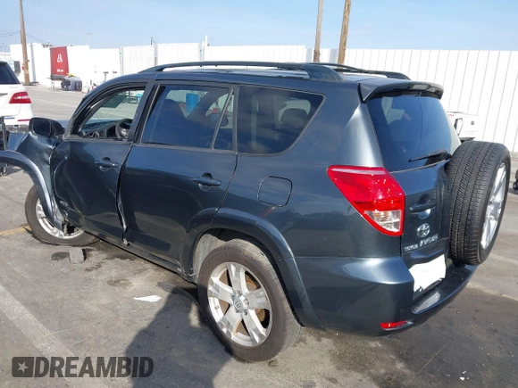 2007 Toyota RAV4 Sport with VIN JTMBK32V776021495, listed as a IAAI auction lot 41608067 with 1 mi miles. Bid and sale history available at carsss.com. Image 3.