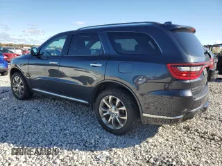 2016 Dodge Durango Citadel Anodized Platinum with VIN 1C4SDJETXGC402123, listed as a Copart auction lot 75584144 with 111,333 mi miles and Clean title. Bid and sale history available at DreamBid. Image 2.