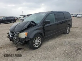 2013 Dodge Grand Caravan SXT with VIN 2C4RDGCG9DR618975, listed as a Copart auction lot 51378005 with 145,373 mi miles and Salvage Title. Bid and sale history available at DreamBid. Image 1.