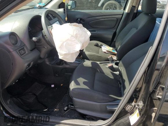 2019 Nissan Versa SV with VIN 3N1CN7AP3KL853861, listed as a Copart auction lot 60297415 with 118,486 mi miles and Salvage title. Bid and sale history available at DreamBid. Image 7.