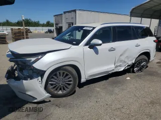 2025 Lexus TX 350 с VIN 5TDAAAA6XSS014112, выставлен на аукционе Copart как лот 60822265 с пробегом 4 023 миль миль и Списание • Salvage title. История ставок и продаж доступна на DreamBid. Изображение 1.