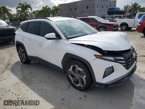 2024 Hyundai Tucson SEL with VIN 5NMJB3DE2RH428476, listed as a Copart auction lot 45680365 with 3,885 mi miles and Salvage Title. Bid and sale history available at carsss.com. Image 4.