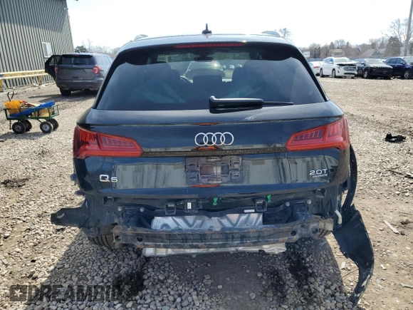 2018 Audi Q5 Premium with VIN WA1ANAFY4J2170547, listed as a Copart auction lot 49076395 with 86,391 mi miles and Non Repairable. Bid and sale history available at carsss.com. Image 6.