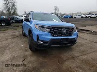 2024 Honda Passport TrailSport z VIN 5FNYF8H65RB013169, wystawiony jako Copart lot #87853385 z przebiegiem 2 841 mil mil oraz Szkoda całkowita • Salvage title. Historia ofert i sprzedaży dostępna na DreamBid. Obrazek 10.