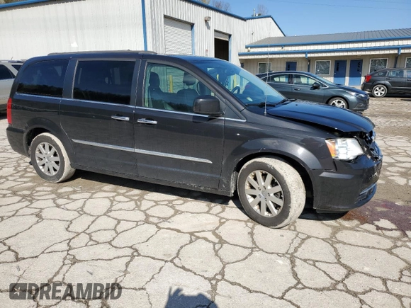 2015 Chrysler Town & Country Touring with VIN 2C4RC1BG1FR628145, listed as a Copart auction lot 50597435 with 115,177 mi miles and Salvage Title. Bid and sale history available at carsss.com. Image 4.