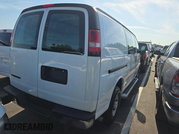 2019 Chevrolet Express Cargo with VIN 1GCWGAFGXK1311576, listed as a IAAI auction lot 42849741 with 157,295 mi miles and . Bid and sale history available at DreamBid. Image 19.