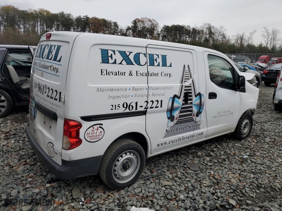 2017 Chevrolet City Express Cargo Van LS with VIN 3N63M0YN7HK696746, listed as a Copart auction lot 81445144 with 0 mi miles and Salvage Title. Bid and sale history available at carsss.com. Image 3.
