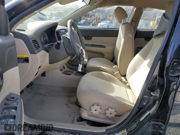 2007 Hyundai Accent GLS with VIN KMHCN46C47U122463, listed as a Copart auction lot 46126345 with 92,824 mi miles and Salvage Title. Bid and sale history available at carsss.com. Image 7.