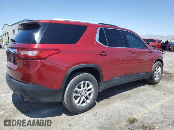 2018 Chevrolet Traverse LT Cloth with VIN 1GNERGKW6JJ242459, listed as a Copart auction lot 58420105 with 98,586 mi miles and Salvage title. Bid and sale history available at DreamBid. Image 3.