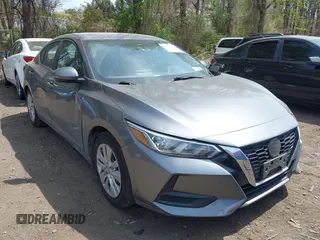 2020 Nissan Sentra S with VIN 3N1AB8BV2LY222901, listed as a IAAI auction lot 42122487 with 64,551 mi miles. Bid and sale history available at carsss.com. Image 1.