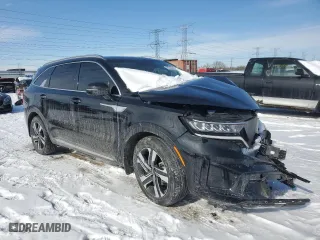 2022 Kia Sorento Hybrid EX with VIN KNDRHDLG3N5117372, listed as a Copart auction lot 45593285 with 39,438 mi miles and Salvage Title. Bid and sale history available at carsss.com. Image 4.