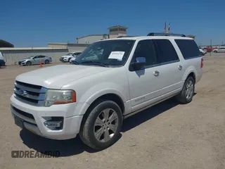 2016 Ford Expedition Max Platinum z VIN 1FMJK1LT6GEF29083, wystawiony jako IAAI lot #41932234 z przebiegiem 181 953 mil mil oraz . Historia ofert i sprzedaży dostępna na DreamBid. Obrazek 2.