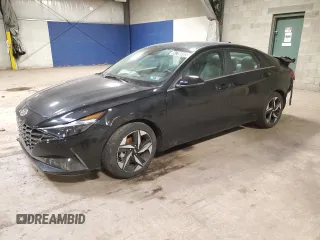 2023 Hyundai Elantra Limited z VIN KMHLP4AG3PU564168, wystawiony jako Copart lot #44760005 z przebiegiem 12 328 mil mil oraz Czysty tytuł • Clean title. Historia ofert i sprzedaży dostępna na DreamBid. Obrazek 1.