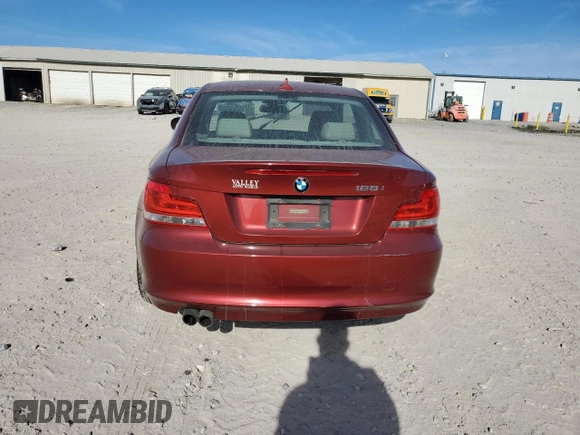 2013 BMW 1 Series 128i with VIN WBAUP7C58DVP24487, listed as a Copart auction lot 80298334 with 150,632 mi miles and Clean Title. Bid and sale history available at carsss.com. Image 6.