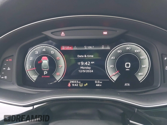 2023 Audi Q8 Premium with VIN WA1AVBF19PD019841, listed as a IAAI auction lot 40827495 with 29,033 mi miles and . Bid and sale history available at DreamBid. Image 7.