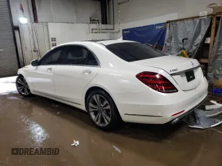 2018 Mercedes-Benz S 560 with VIN WDDUG8GB0JA386200, listed as a Copart auction lot 47555505 with 42,840 mi miles and Salvage Title. Bid and sale history available at carsss.com. Image 2.