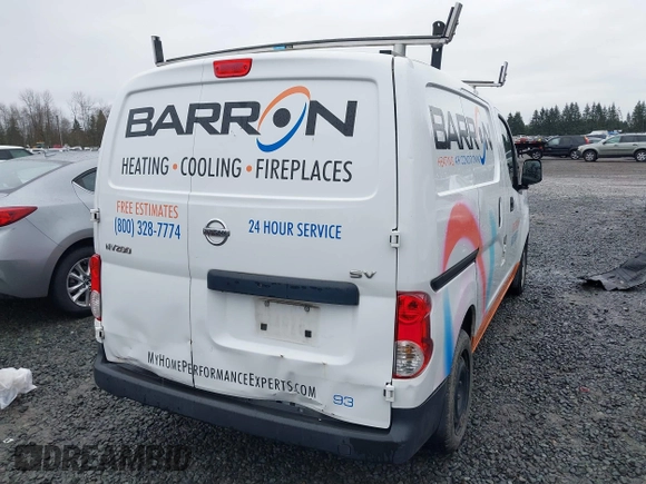 2015 Nissan NV200 S with VIN 3N6CM0KN8FK703449, listed as a IAAI auction lot 41577284 with 171,522 mi miles and . Bid and sale history available at DreamBid. Image 4.